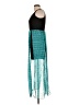 L8ter 100% Polyester Color Block Teal Cocktail Dress Size L - photo 5