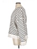 Ann Taylor LOFT 100% Cotton Stripes White Pullover Sweater Size XL - photo 5