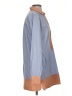 J.Crew Color Block Blue Long Sleeve Blouse Size S - photo 4