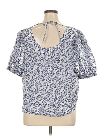 Ann Taylor Short Sleeve Blouse (view 2)