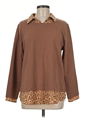 Isaac Mizrahi LIVE! Long Sleeve Polo (view 1)