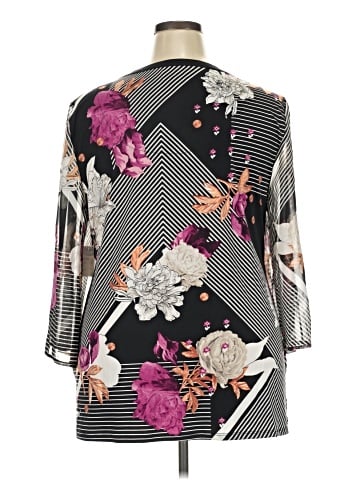 JM Collection 3/4 Sleeve Blouse (view 2)