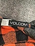 Volcom 100% Cotton Plaid Orange Long Sleeve Blouse Size S - photo 7