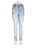 rue21 Hearts Blue Jeans Size 10 - photo 1