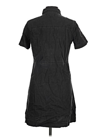 Madewell Denim Waisted Shirtdress in Lunar Wash (view 2)