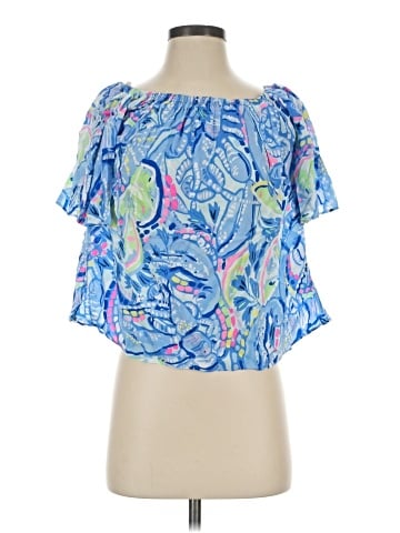 Lilly Pulitzer Short Sleeve Blouse (view 1)