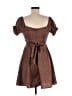 Mi ami Animal Print Brown Cocktail Dress Size M - photo 2