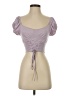 Tic : Toc Purple Short Sleeve Top Size S - photo 1