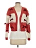 Mighty Fine 100% Polyester Red Cardigan Size S - photo 1