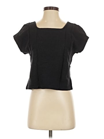 Madewell Ottoman Jacquard Square-Neck Top (view 1)