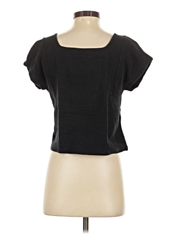 Madewell Ottoman Jacquard Square-Neck Top (view 2)