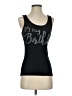Bella 100% Cotton Black Tank Top Size S - photo 1