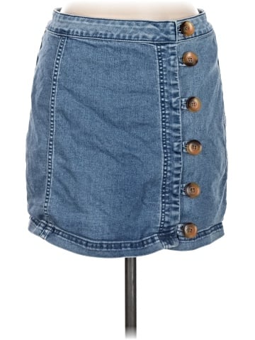 Free People Denim Skirt (view 1)