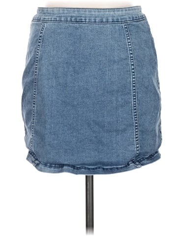 Free People Denim Skirt (view 2)