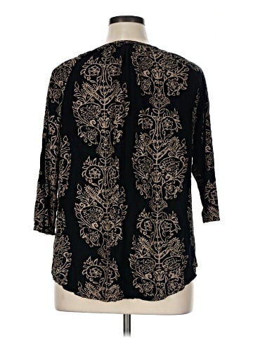 Lucky Brand 3/4 Sleeve Blouse (view 2)