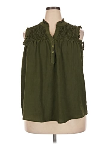 Rain Sleeveless Blouse (view 1)
