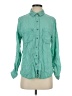 Billy T Teal Long Sleeve Button-Down Shirt Size S - photo 1