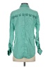 Billy T Teal Long Sleeve Button-Down Shirt Size S - photo 2