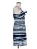 CAbi 100% Polyester Stripes Blue Casual Dress Size XS - photo 4