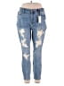 Judy Blue Hearts Blue Jeans Size 32 waist - photo 1