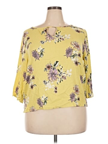 Papermoon 3/4 Sleeve Blouse (view 1)