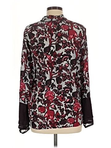 Donna Karan New York Long Sleeve Silk Top (view 2)