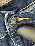 Levi's Chevron-herringbone Blue Jeans Size 16 - photo 10