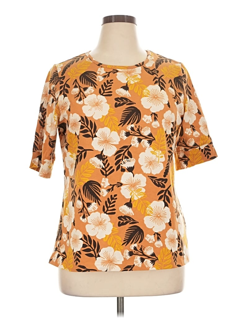 Pre-owned D&co. Short Sleeve T-shirt In Orange