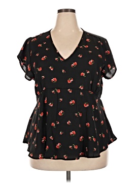Sweet Rain Short Sleeve Blouse