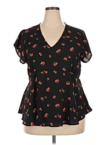 Sweet Rain Short Sleeve Blouse (view 1)