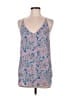 Ann Taylor LOFT 100% Polyester Blue Sleeveless Top Size M - photo 1