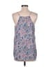 Ann Taylor LOFT 100% Polyester Blue Sleeveless Top Size M - photo 2