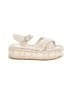 Stuart Weitzman Ivory Sandals Size 8 - photo 1