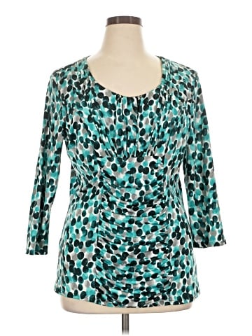 DressBarn 3/4 Sleeve T-Shirt (view 1)