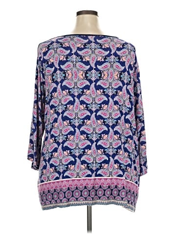 Rose + Olive 3/4 Sleeve Blouse (view 2)