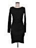 Leith Solid Black Cocktail Dress Size M - photo 1
