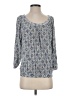 dalia Blue 3/4 Sleeve Blouse Size S - photo 1