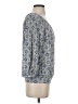 dalia Blue 3/4 Sleeve Blouse Size S - photo 4