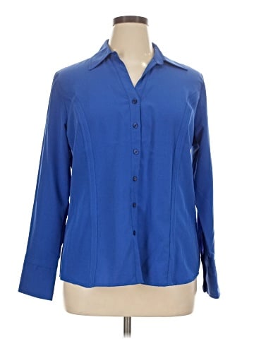 DressBarn Long Sleeve Blouse (view 1)