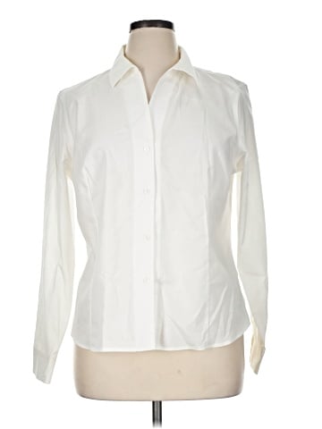 Jones New York Signature Long Sleeve Blouse (view 1)