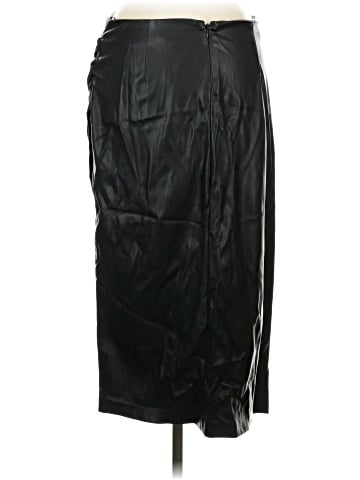DKNY Faux Leather Skirt (view 2)