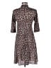 Derek Lam 100% Polyester Animal Print Brown Casual Dress Size 36 waist - photo 2