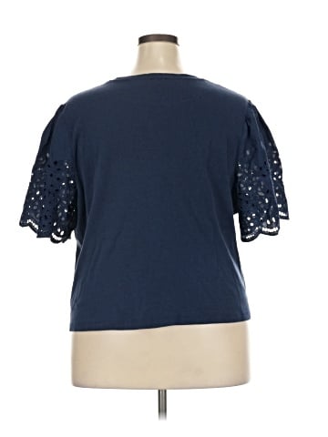 Elie Tahari Short Sleeve Top (view 2)