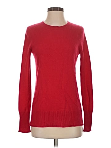 Aqua Cashmere Pullover Sweater (view 1)
