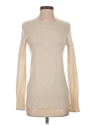 Aqua Cashmere Pullover Sweater (view 1)
