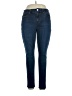 Seven7 Solid Blue Jeans Size 16 - photo 1