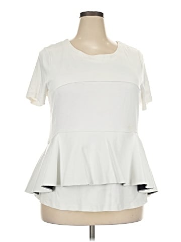 ELOQUII Short Sleeve Top (view 1)