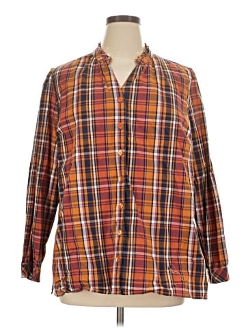 Joan Rivers Long Sleeve Button-Down Shirt (view 1)