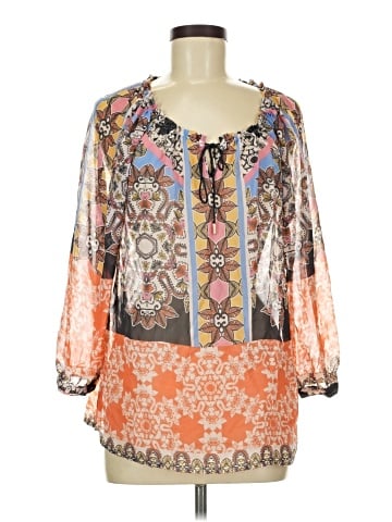 Democracy 3/4 Sleeve Blouse (view 1)