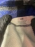 H&M Plaid Blue Jacket Size 10 - photo 3